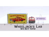 Fire Chief Car 59 Lesney Matchbox Series 1960's Made In England