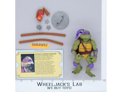 Movie Star Don Teenage 100% Complete Mutant Ninja Turtle 1992 Playmates Figure