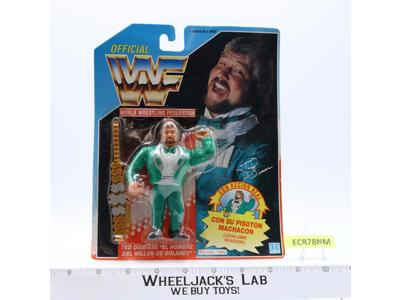 Ted Dibiase SPANISH Card WWF Wrestling 1991 Hasbro NEW MOSC SEALED