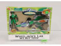 Green Strata Cycle 100% Complete Power Rangers Time Force 2001 Bandai Figure