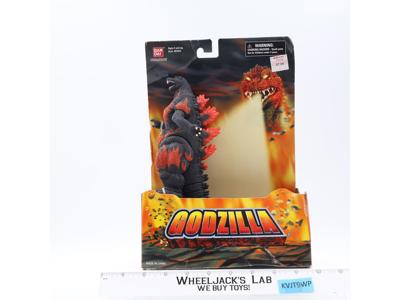 Burning Godzilla Toho 2002 Bandai Creation 6" Action Figure NEW MISP