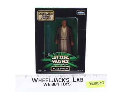 Mace Windu Episode I Power of the Force Star Wars NIB 1998 Kenner Action Figure
