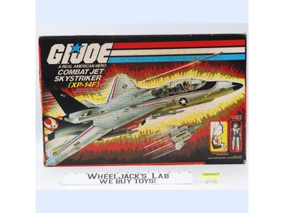XP-14F Combat Jet Skystriker 100% Complete W/Box GI Joe 1983 Hasbro Vehicle