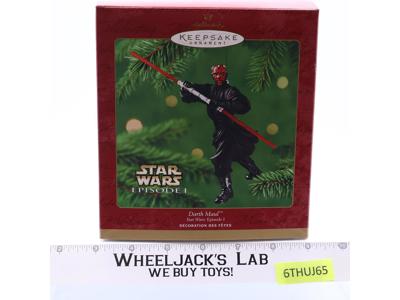 Darth Maul Hallmark Keepsake Christmas Ornament 2000 NEW MIB