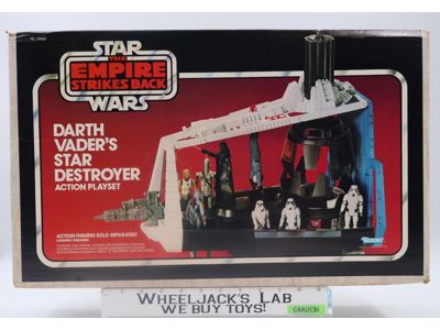 Darth Vader's Star Destroyer 100% Complete WORKS Star Wars 1980 Kenner Vehicle