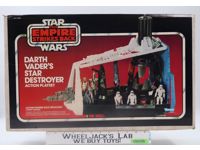 Darth Vader's Star Destroyer 100% Complete WORKS Star Wars 1980 Kenner Vehicle