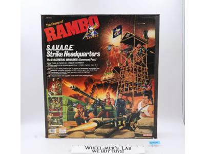 S.A.V.A.G.E. Strike Headquarters Rambo 1985 Coleco Playset NEW MISB SEALED