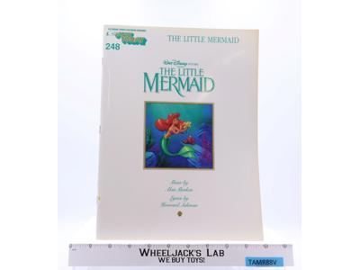 The Little Mermaid Piano Sheet Music Book 1989 Disney Vintage