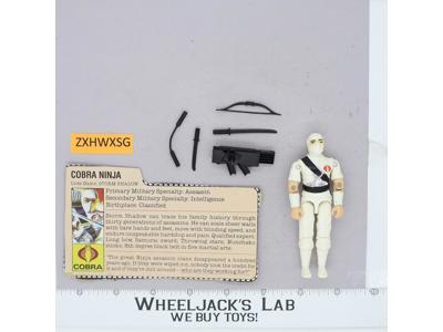 Storm Shadow V1 100% Complete G.I. Joe 1984 Hasbro Vintage Action Figure