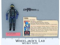 Cobra V1.5 Swivel Arms 100% Complete G.I. Joe 1983 Hasbro Vintage Action Figure