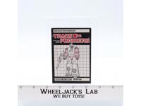 Blaster Figure Instruction Manual Booklet 1985 Vintage Hasbro G1 Transformers