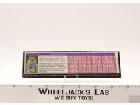 Mixmaster Action Figure Tech Spec 1985 Vintage Hasbro G1 Transformers