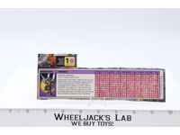 Kickback Action Figure Tech Spec 1985 Vintage Hasbro G1 Transformers
