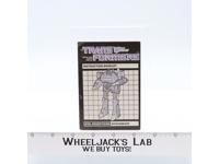 Shockwave Instruction Manual Booklet 1985 Hasbro G1 Transformers Action Figure