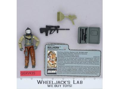 Bullhorn V1 100% Complete G.I. Joe 1990 Hasbro Vintage Action Figure