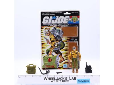 Lifeline 100% Complete W/35 Cardback & Bubbles G.I. Joe Tiger Force 1988 Vintage