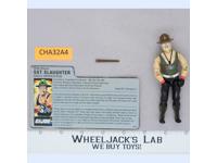 Sgt. Slaughter V1 RED CARDBACK Complete G.I. Joe 1986 Hasbro Vintage Figure