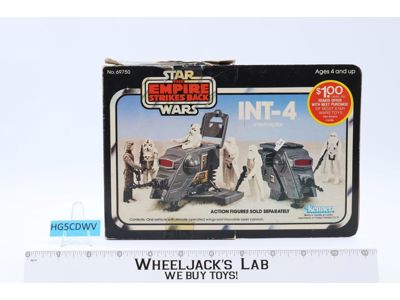 INT-4 Mini Rig Complete W/Box Star Wars ESB 1981 Kenner Action Figure Vehicle