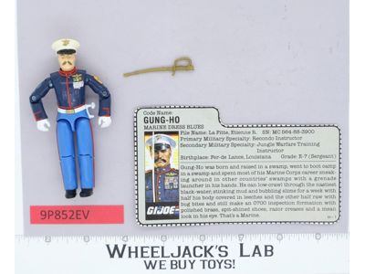 Gung-Ho V2 100% Complete G.I. Joe 1987 Hasbro Vintage Action Figure