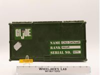 Authentic Footlocker GI Joe 1998 Hasbro Plastic Foot Locker