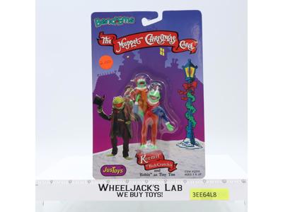 Kermit Bob Cratchit Bend-Ems Muppet Christmas Carol 1992 Justoys NEW MOSC