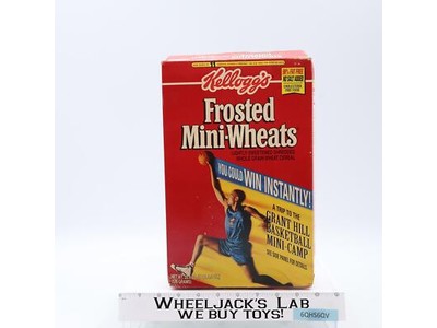 Grant Hill Frosted Mini-Wheats 1995 Kellogg's Cereal Box NEW UNOPENED