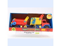 Dump Truck With Trailer Indestrucktibles 1993 Amloid Toy Truck NEW MISP