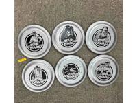 Lot of 6 Star Wars Collector Series Promotional Frisbees 1977 Vintage