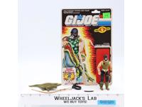 Croc Master V1 100% Complete W/ 34 Cardback G.I. Joe 1987 Hasbro Vintage Figure