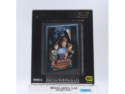 Star Wars Revenge of the Sith 3D Movie Poster Collectible Sculpture 2005 Code 3