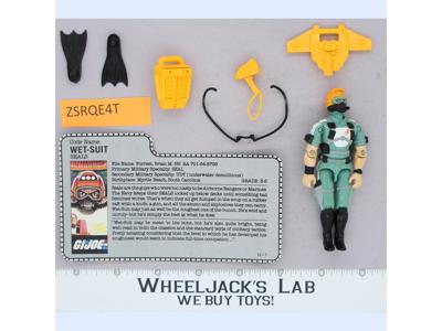 Wet-Suit V1 100% Complete G.I. Joe 1986 Hasbro Vintage Action Figure