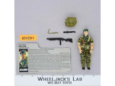 Falcon V1 100% Complete G.I. Joe 1987 Hasbro Vintage Action Figure