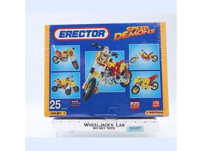 Erector Speed Demons 1994 25 Models 296 Parts NEW MISB SEALED Vintage