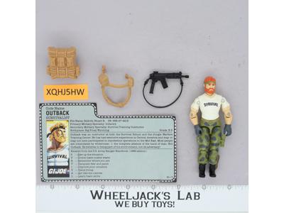 Outback V1 100% Complete G.I. Joe 1987 Hasbro Vintage Action Figure