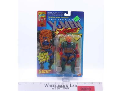 Grizzly W/Power Hammers W/CARD & BUBBLE The Uncanny X-Men X-Force 1992 Toy Biz