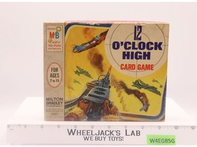 12 O'clock High Card Game 1965 Milton Bradley Vintage