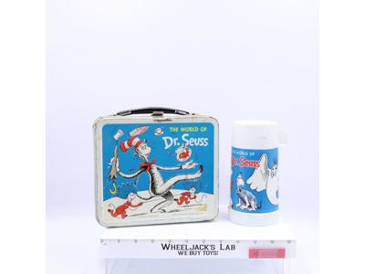 The World of Dr. Seuss Lunch Box 1970 Aladdin Vintage Tin w/ THERMOS