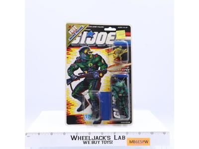 Night Viper w/ MICRO FIGURE GI Joe 1989 Hasbro Vintage Action Figure NEW MOSC
