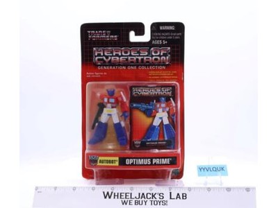 Optimus Prime Heroes of Cybertron HOC Transformers Hasbro 2001 Figure MOSC NEW
