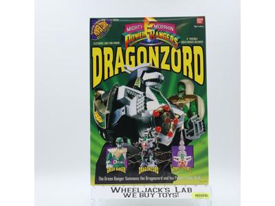 Dragonzord & Green Ranger Mighty Morphin Power Rangers 1993 Bandai NEW MISB
