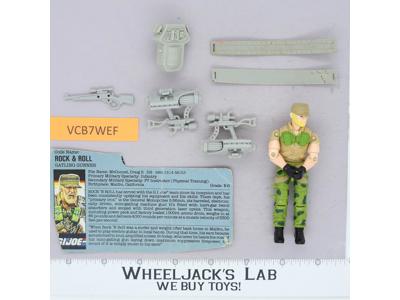 Rock & Roll V2 100% Complete G.I. Joe 1989 Hasbro Vintage Action Figure