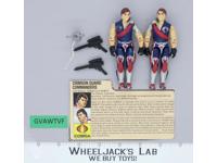 Tomax & Xamot V1 100% Complete G.I. Joe 1985 Hasbro Vintage Action Figure