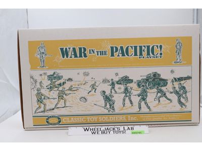 War in the Pacific Playset Classic Toy Soldiers 54mm Scale NEW MIB