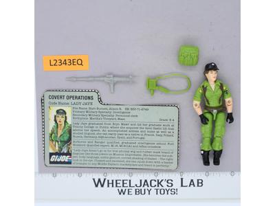 Lady Jaye V1 100% Complete G.I. Joe 1985 Hasbro Vintage Action Figure