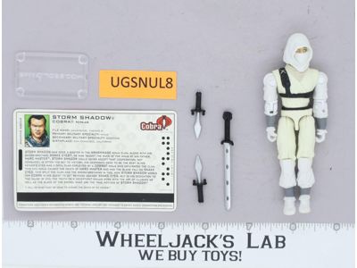 Storm Shadow V20 100% Complete G.I. Joe 2005 Hasbro Action Figure