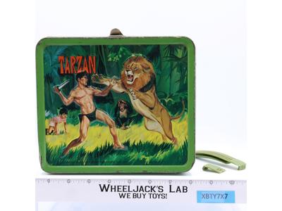 Tarzan Metal Lunch Box 1966 Aladdin No Thermos