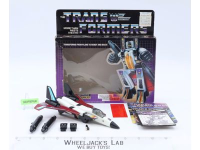 Ramjet 100% Complete W/BOX 1985 NEAR MINT Vintage G1 Transformers Hasbro Figure