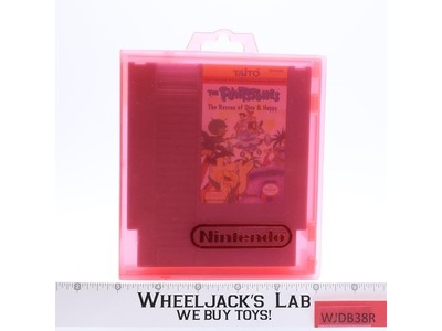 The Flintstones The Rescue of Dino & Hoppy Nintendo 1985 Taito Cartridge W/ Case