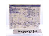 Cobra Stun 1986 ORIGINAL Instructions / Blueprints G.I. Joe Hasbro Action Figure