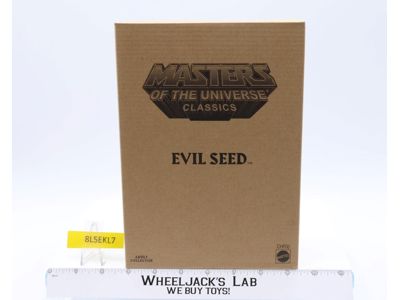 Evil Seed w/ Mailer MOSC NEW He-Man Classics MOTUC 2014 Mattel Action Figure